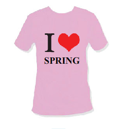 Classic I heart spring