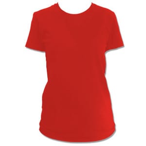 Gildan® Ultra Cotton® Elle Ladies' T. 2000L Red