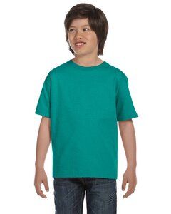 Gildan 8000B - YOUTH T-SHIRT 5.5 oz. Jade Dome