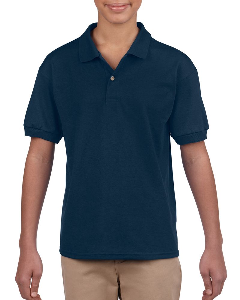 Gildan 8800B - YOUTH S/S JERSEY POLO JUNIOR 6 oz.