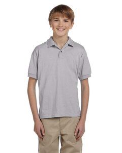 Gildan 8800B - YOUTH S/S JERSEY POLO JUNIOR 6 oz. Sport Grey