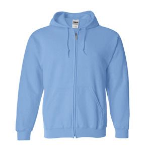 Gildan 18600 - Full Zip Hooded Sweatshirt Carolina Blue
