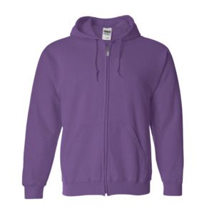 Gildan 18600 - Full Zip Hooded Sweatshirt Purple