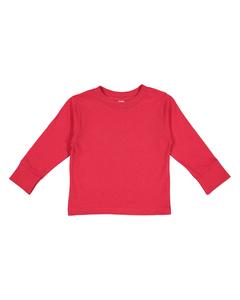 Rabbit Skins 3311 - Toddler 5.5 oz. Jersey Long-Sleeve T-Shirt Red
