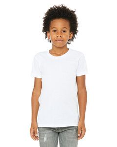 Bella+Canvas 3001Y - Youth Jersey Short-Sleeve T-Shirt White