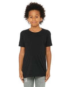 Bella+Canvas 3001Y - Youth Jersey Short-Sleeve T-Shirt Black