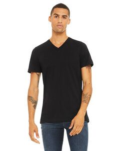 Bella+Canvas 3005 - Unisex Jersey Short-Sleeve V-Neck T-Shirt Black