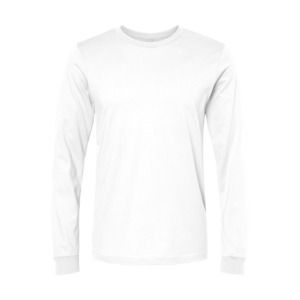 Bella+Canvas 3501 - Men’s Jersey Long-Sleeve T-Shirt White