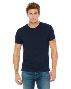 Bella+Canvas 3650 - Unisex Poly-Cotton Short-Sleeve T-Shirt Navy