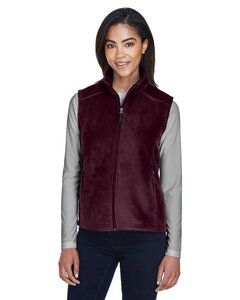 Ash City Core 365 78191 - JOURNEY CORE 365TM LADIES' FLEECE VESTS Burgundy