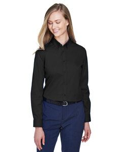 Ash City Core 365 78193 - Operate Core 365™ Ladies' Long Sleeve Twill Shirts Black