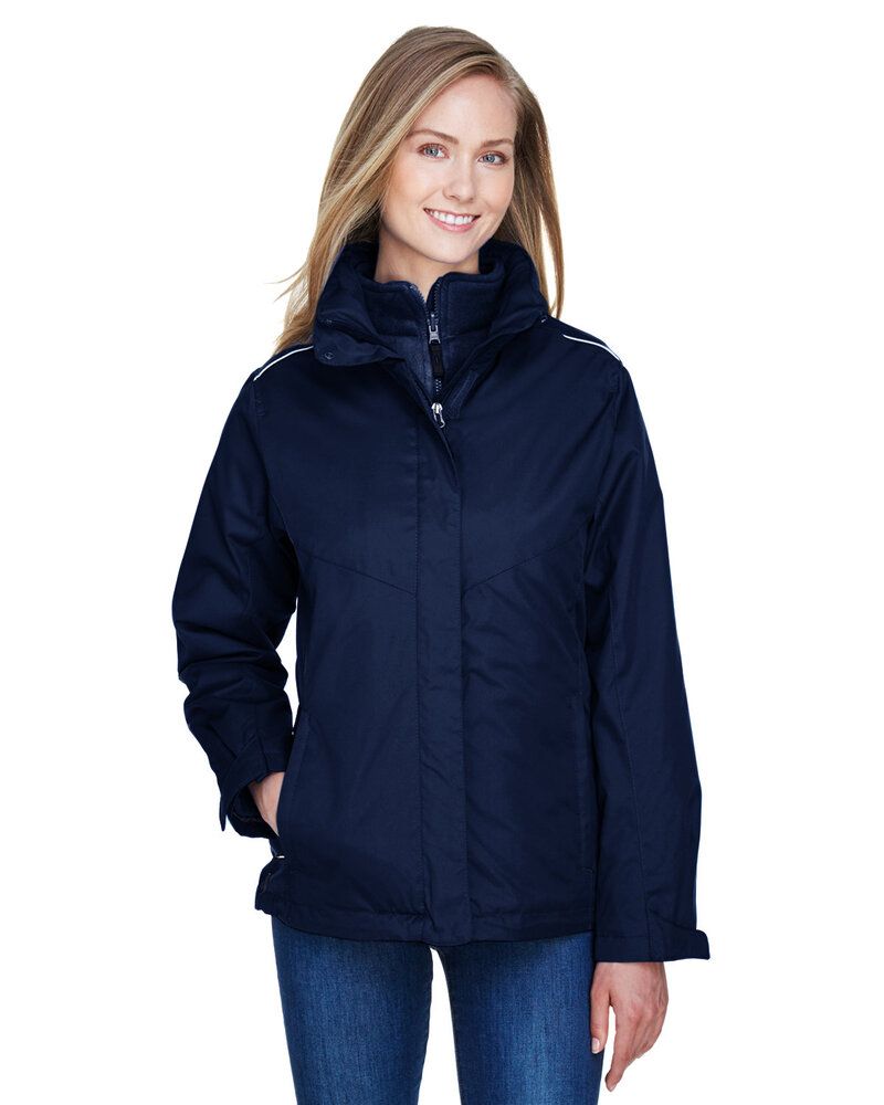 Ash City Core 365 78205 - Region Ladies' 3-In-1 Jackets With Fleece Liner