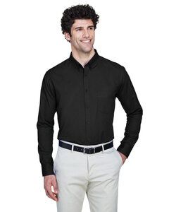 Ash City Core 365 88193T - Operate Core 365™ Men's Long Sleeve Twill Shirts Black