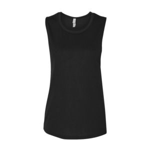 Bella+Canvas B8803 - Ladies Flowy Scoop Muscle T-Shirt  Black