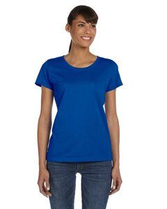 Fruit of the Loom L3930R - Cotton Women's T-Shirt  Royal blue