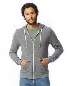 Alternative AA9590 - Men's Rocky Zip Hoodie Eco Grey