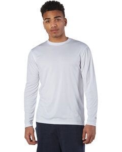 Champion CW26 - Double Dry® Performance Long Sleeve T-Shirt White