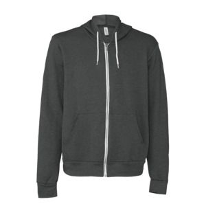 Bella+Canvas 3739 - Unisex Full-Zip Hooded Sweatshirt