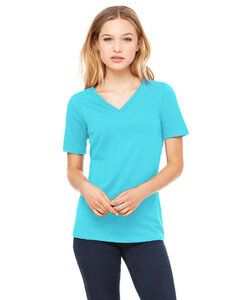 Bella+Canvas 6405 - Relaxed Short Sleeve Jersey V-Neck T-Shirt