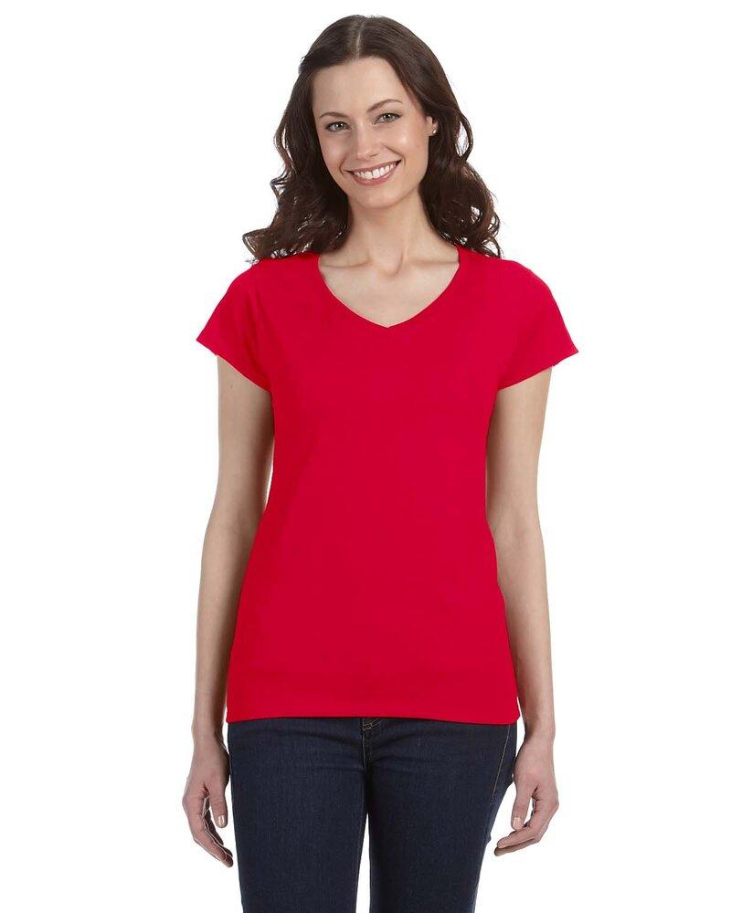 Gildan 64V00L - Ladies' Softstyle V-Neck T-Shirt