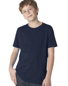 Next Level 3310 - Youth Premium Short-Sleeve Crew Midnight Navy