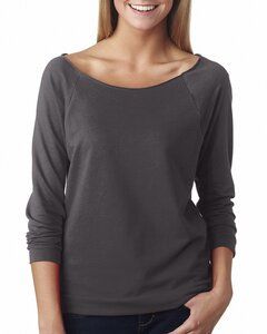 Next Level 6951 - Ladies Terry Raw Edge Three-Quarter Sleeve Raglan