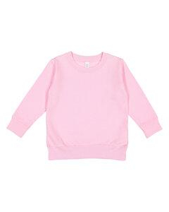 Rabbit Skins 3317 - Toddler/Juvy Crewneck Sweatshirt Pink