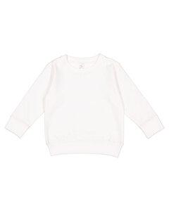 Rabbit Skins 3317 - Toddler/Juvy Crewneck Sweatshirt White
