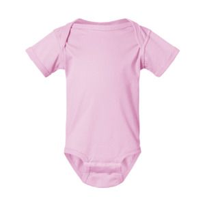 Rabbit Skins 4424 - Fine Jersey Infant Lap Shoulder Creeper  Pink