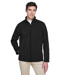 Ash City Core 365 88184T - Cruise Tm Men's Tall 2-Layer Fleece Bonded Soft Shell Jacket Black
