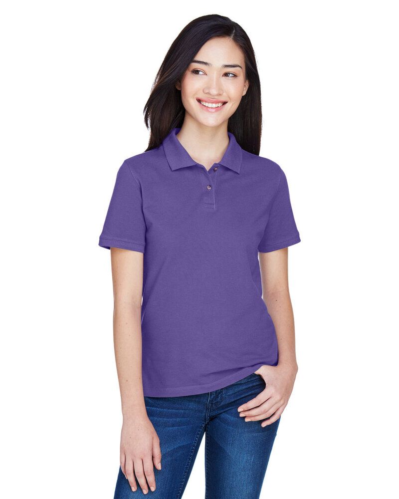 Harriton M265W - Ladies 5.6 oz. Easy Blend Polo