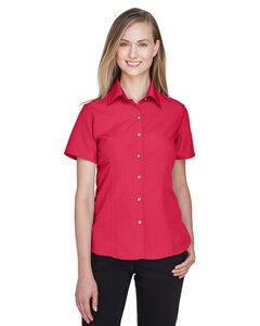 Harriton M560W - Ladies Barbados Textured Camp Shirt