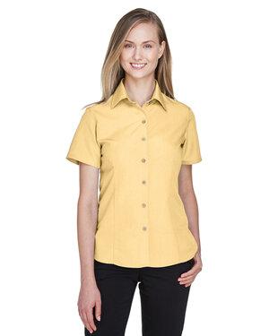 Harriton M560W - Ladies Barbados Textured Camp Shirt