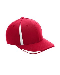 Flexfit ATB102 - for Team 365 Pro Performance Front Sweep Cap Sp Red/Wht