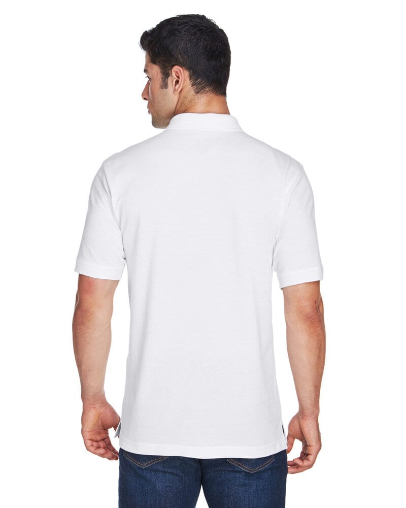 Harriton M200 - Men's 6 oz. Ringspun Cotton Piqué Short-Sleeve Polo