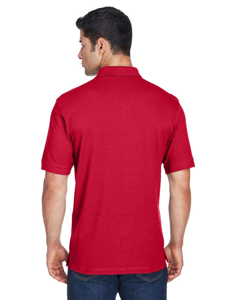 Harriton M200 - Men's 6 oz. Ringspun Cotton Piqué Short-Sleeve Polo