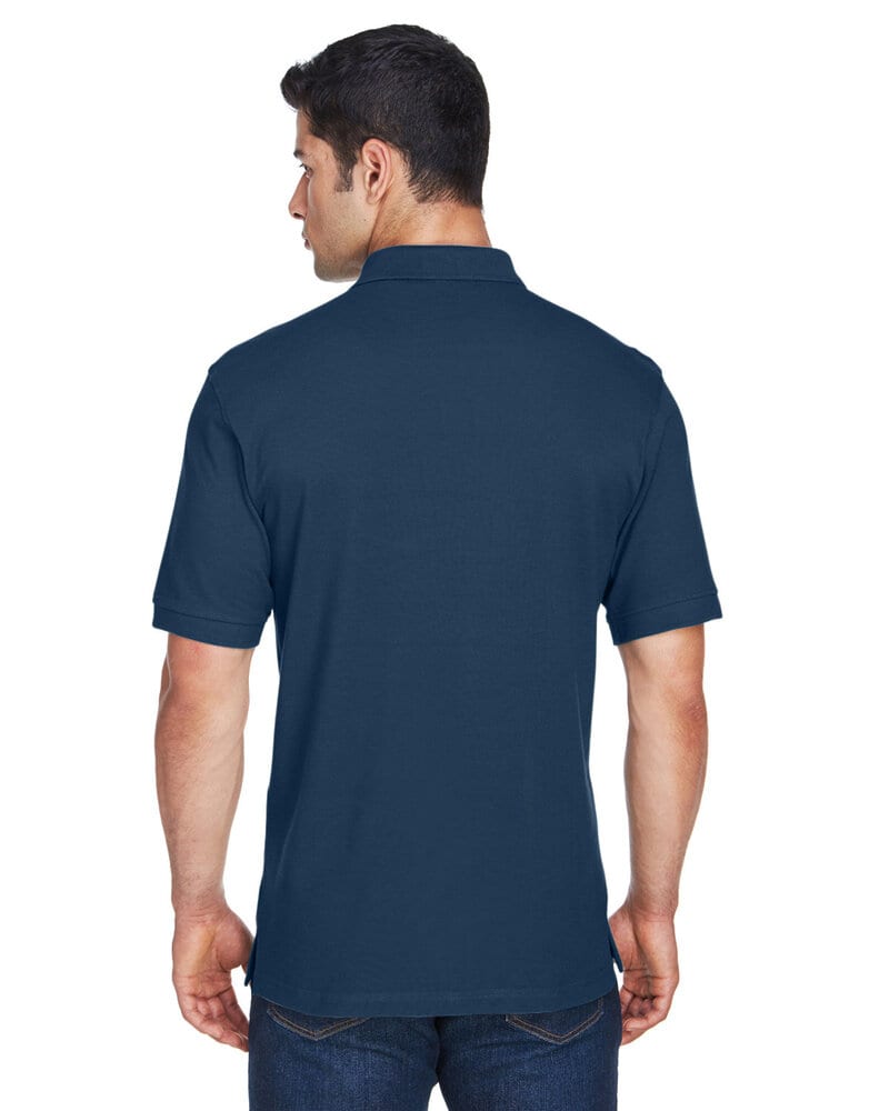 Harriton M200 - Men's 6 oz. Ringspun Cotton Piqué Short-Sleeve Polo