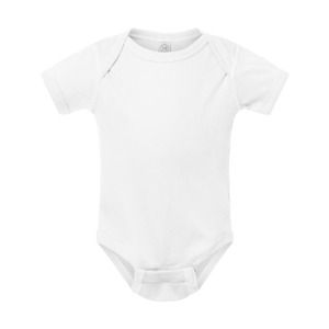 Rabbit Skins 4400 - Infant Baby Rib Bodysuit White