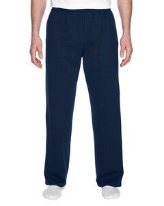 Fruit of the Loom SF74R - 7.2 oz. Sofspun Open-Bottom Pocket Sweatpants J. Navy