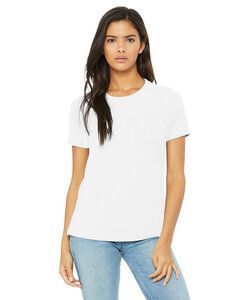Bella+Canvas B6400 - Missy's Relaxed Jersey Short-Sleeve T-Shirt White