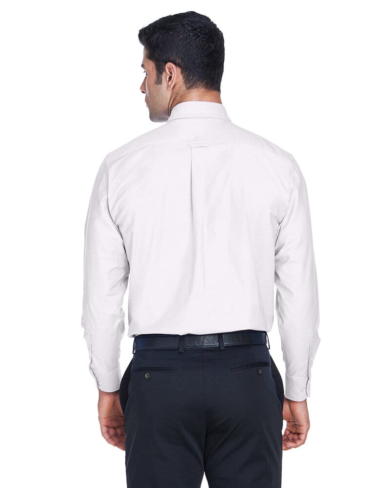 Harriton M600 - Men's Long-Sleeve Oxford with Stain-Release