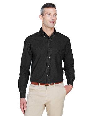 Harriton M550 - Mens 6.5 oz. Long-Sleeve Denim Shirt