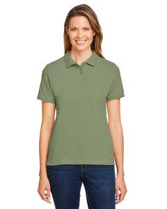 Harriton M200W - Ladies 6 oz. Ringspun Cotton Piqué Short-Sleeve Polo