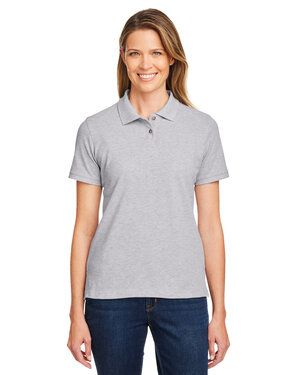 Harriton M200W - Ladies 6 oz. Ringspun Cotton Piqué Short-Sleeve Polo