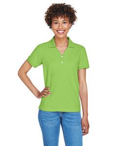 Devon & Jones D100W - Ladies Pima Piqué Short-Sleeve Y-Collar Polo