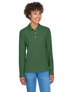 Devon & Jones D110W - Ladies Pima Piqué Long-Sleeve Polo