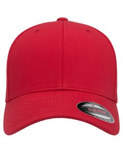 Flexfit 5001 - 6-Panel Structured Mid-Profile Cotton Twill Cap Red