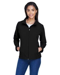 Team 365 TT80W - Ladies Leader Soft Shell Jacket Black