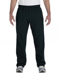 Gildan G184 - Heavy Blend 8 oz., 50/50 Open-Bottom Sweatpants Black