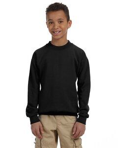 Gildan G180B - Heavy Blend Youth Fleece Crew Black